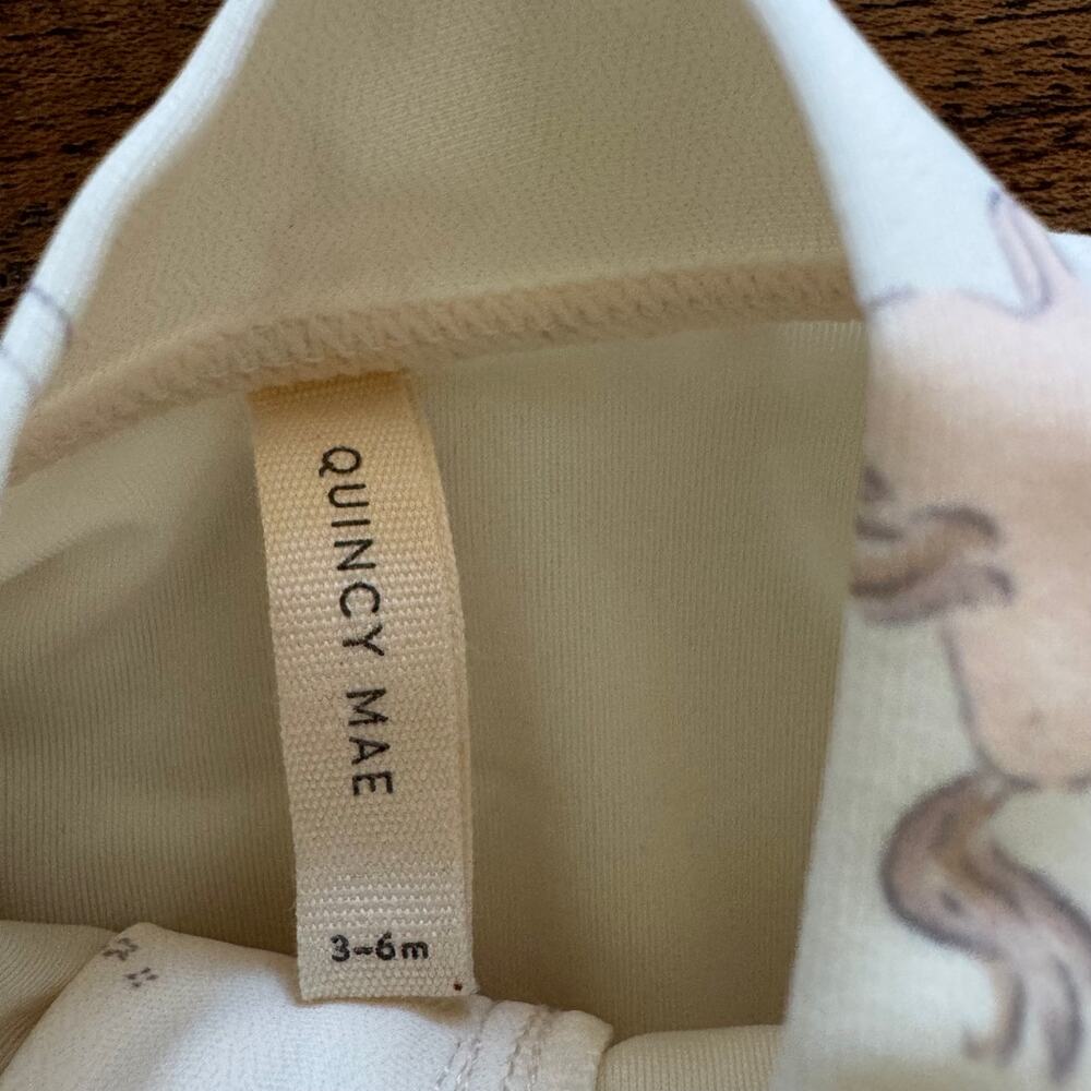 Quincy Mae Byron Rashguard One-Piece - Size 3-6 months - Picture 2 of 4